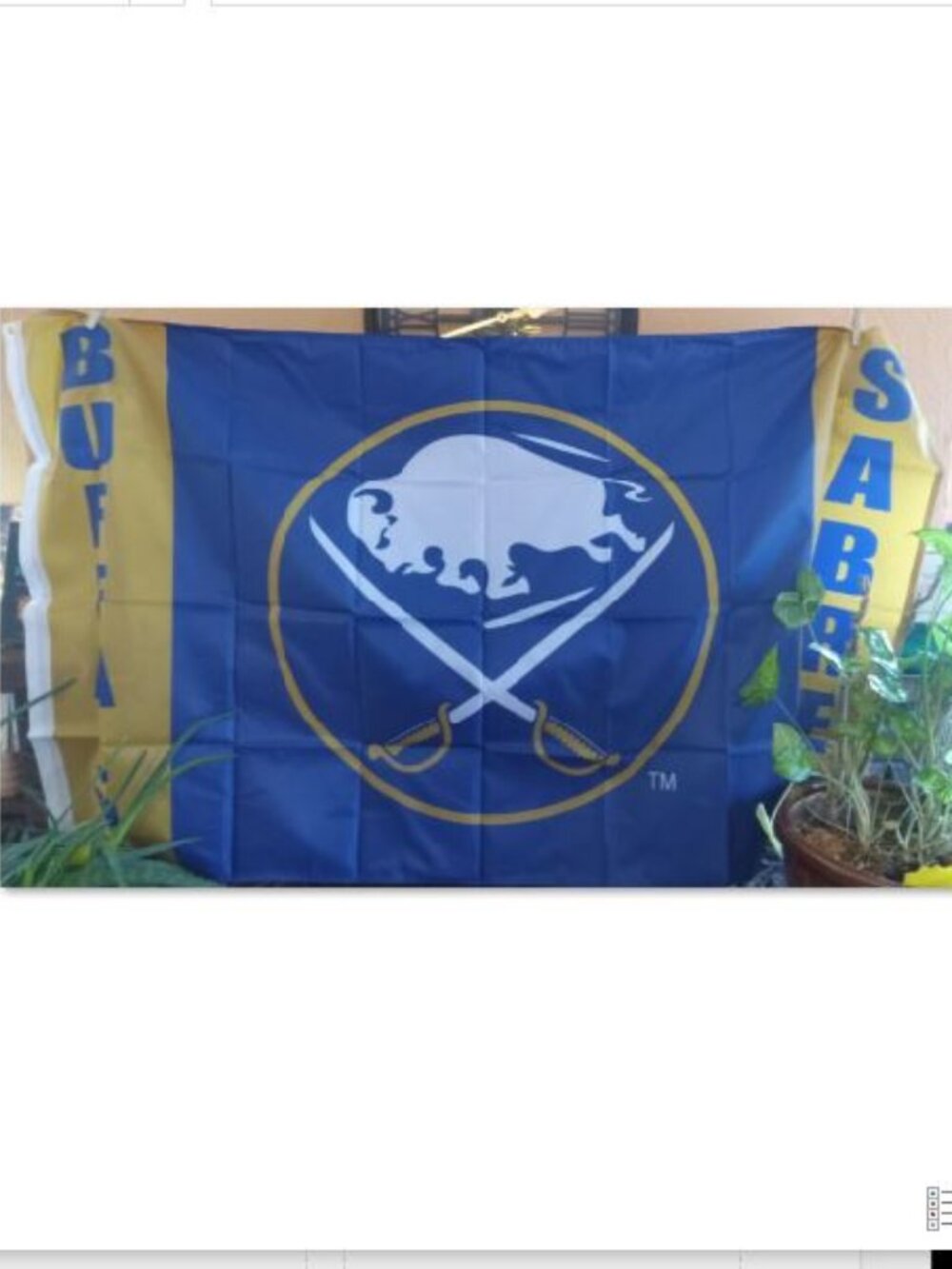 Buffalo Sabres Yellow Sides NHL 3X5 Feet Flag Banner Pole or Wall Decor